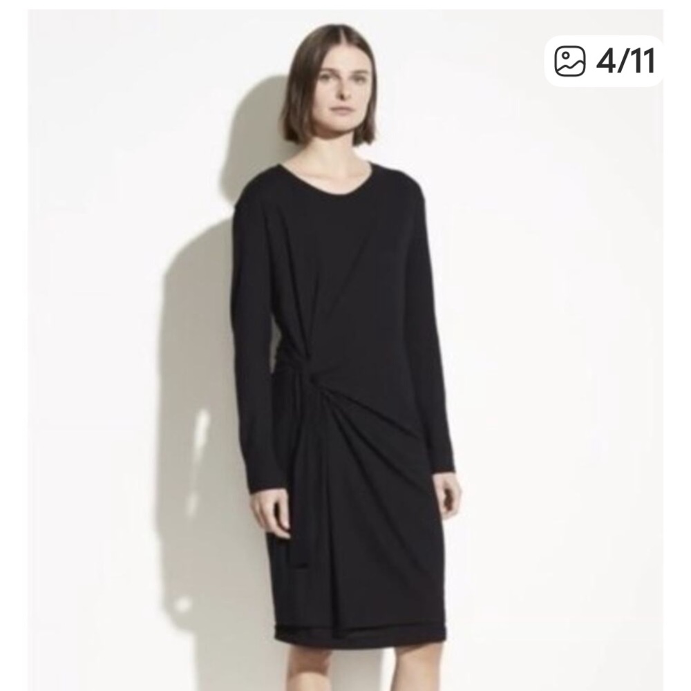 Black Vince dress - dress it up or down